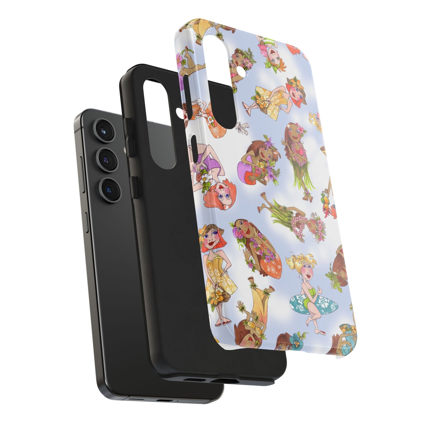 Island Toss Blue Sky Phone Case