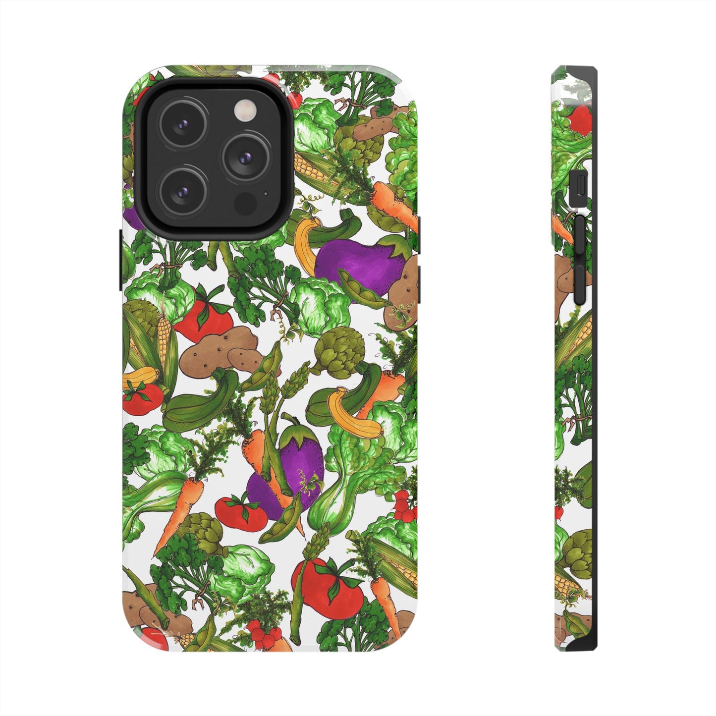 Veggie Jungle White Phone Case