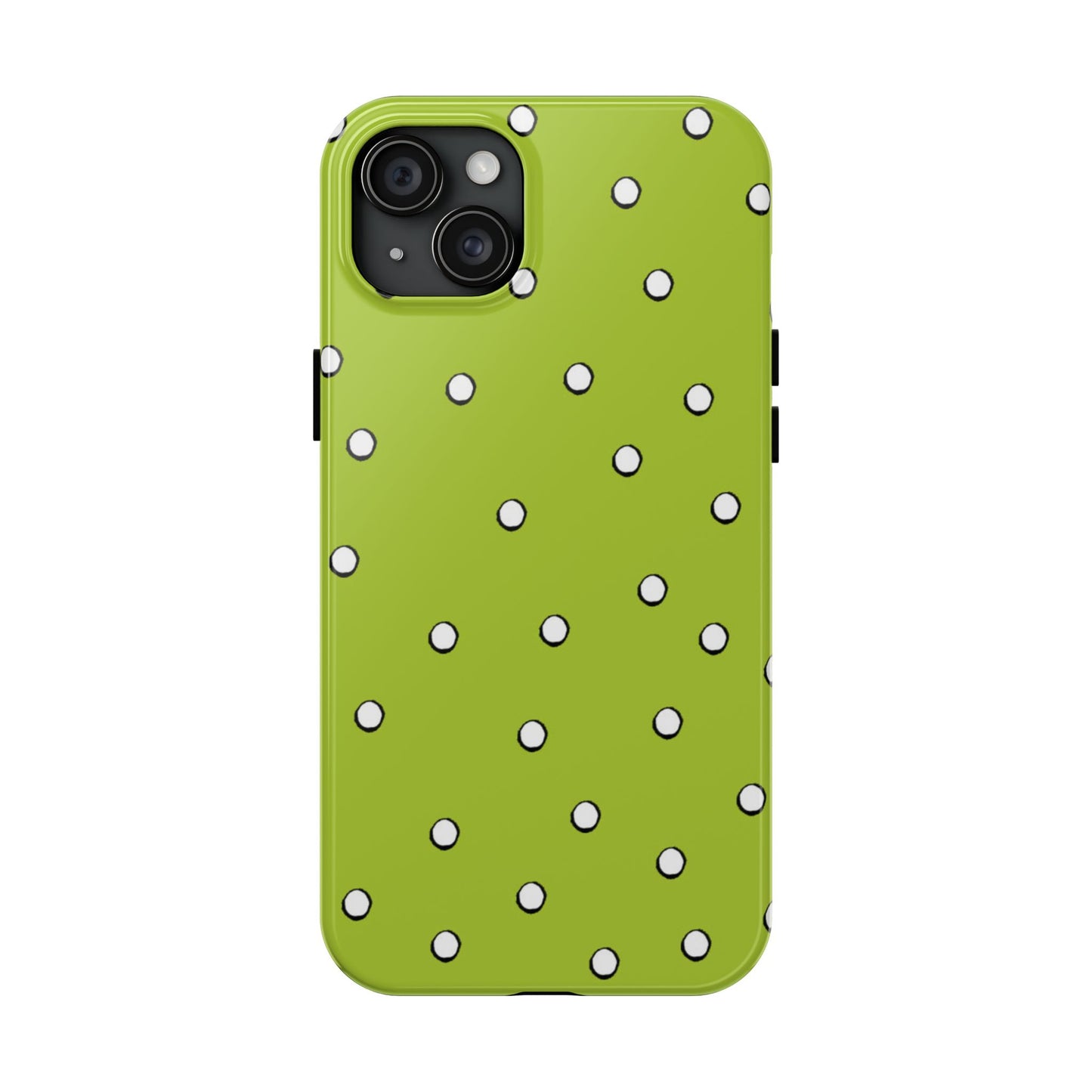 Lime Dots Phone Case