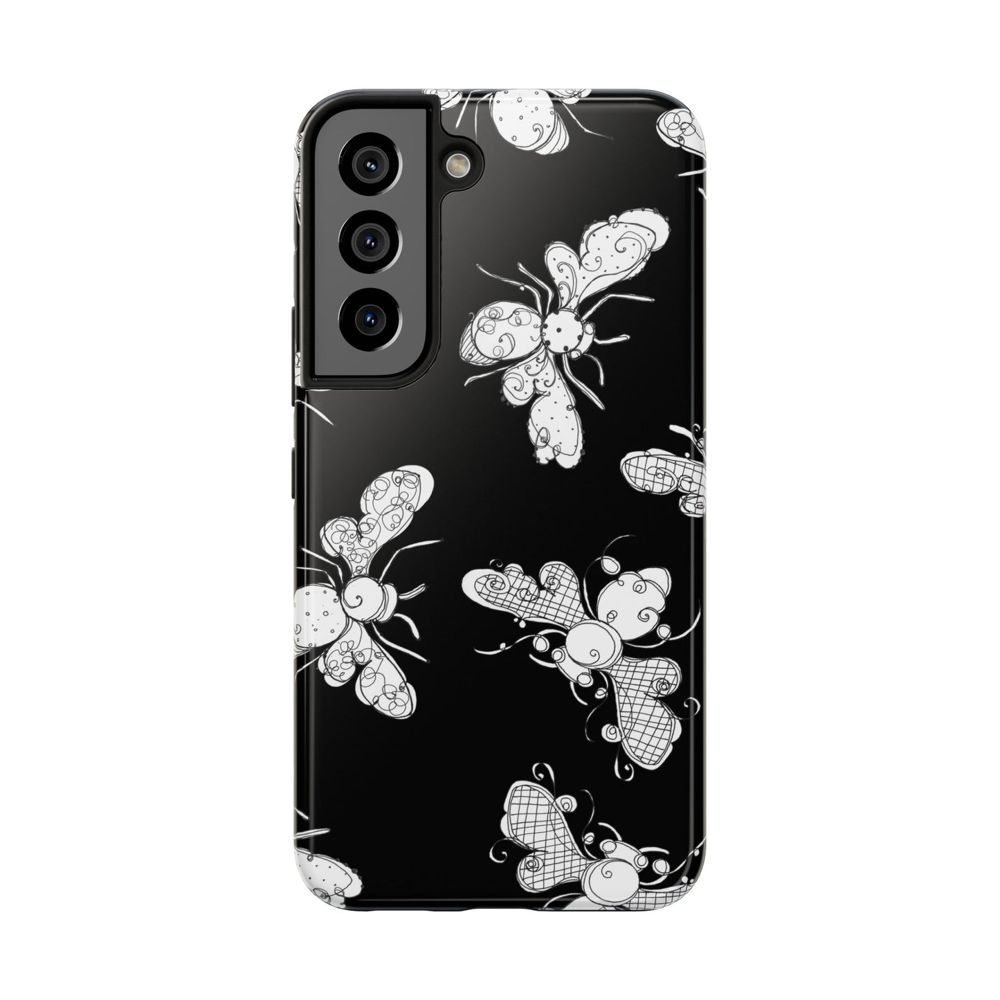 Busy Bee Black Phone Case