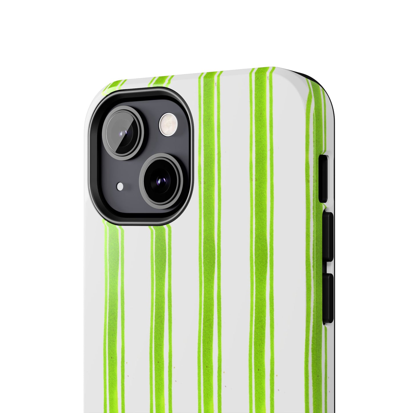 Awning Stripe Lime Phone Case
