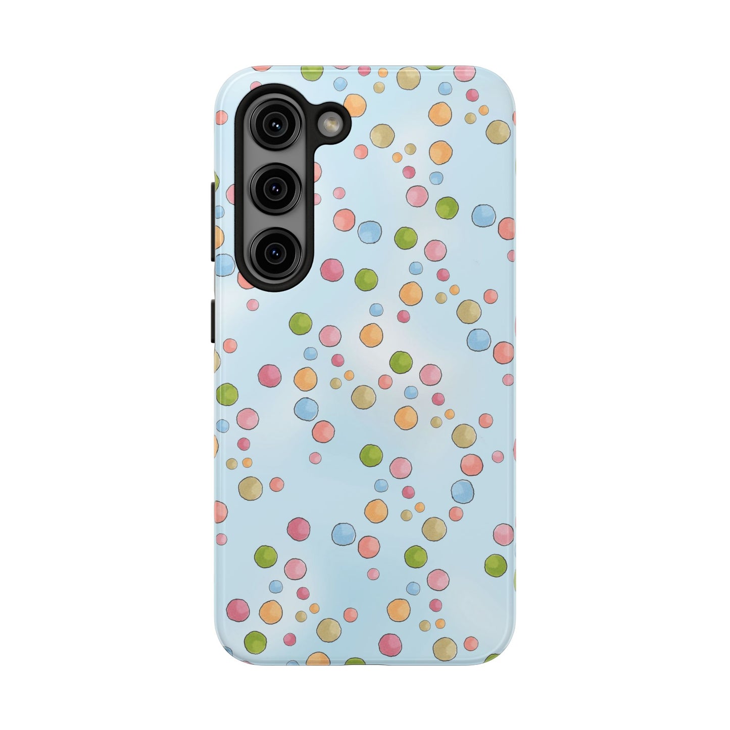 Clown Dots Blue Sky Phone Case