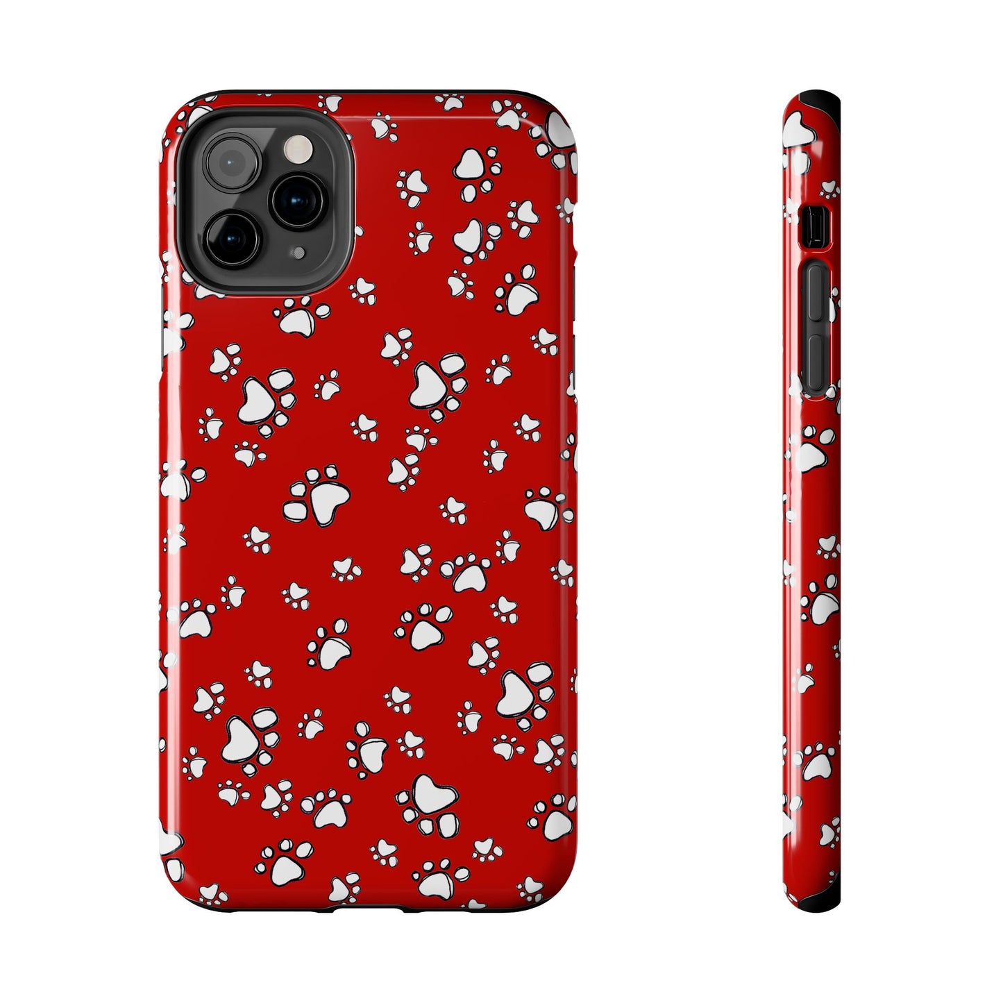 Paw Flakes Red Phone Case