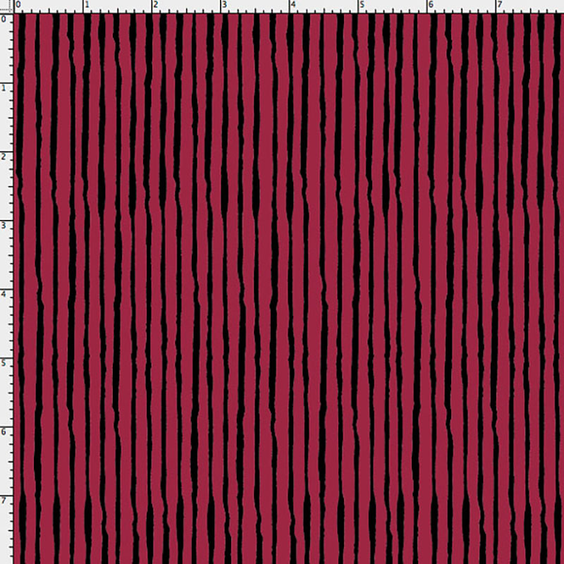 Sorta Stripe Ruby Fabric