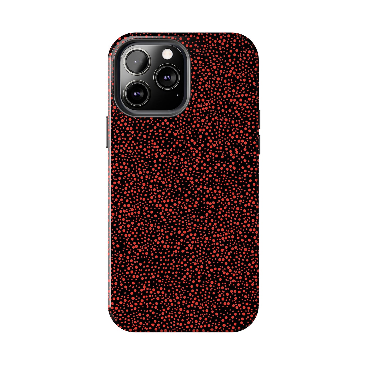 Confetti Red / Black Phone Case