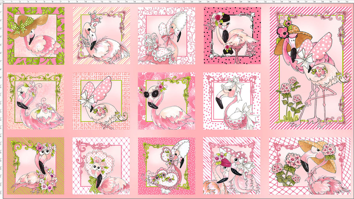 Flams Panel Pink Fabric Panel