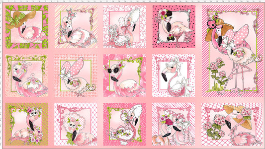 Flams Panel Pink Fabric Panel
