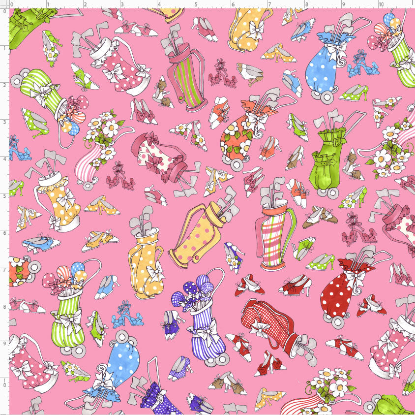 Bags & Shoes Pink Fabric