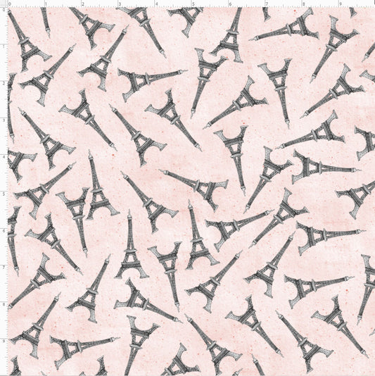 Eiffelesque Pink Fabric