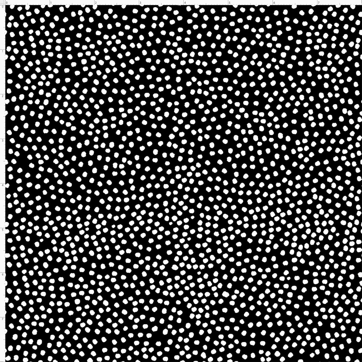 Bitty Dots Black / White Fabric