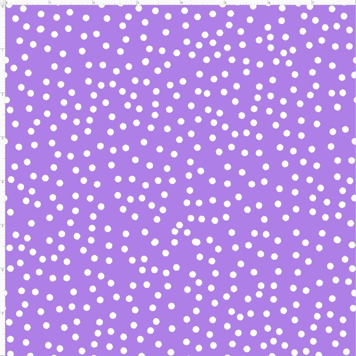 Dear Dots Purple / White Fabric