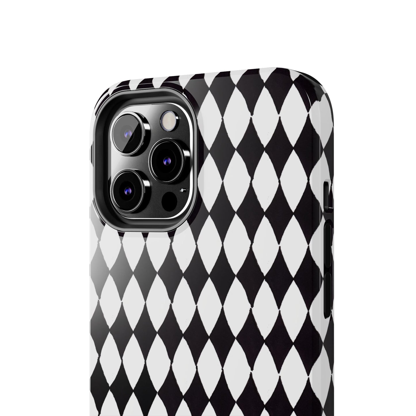 Diamond White / Black Phone Case