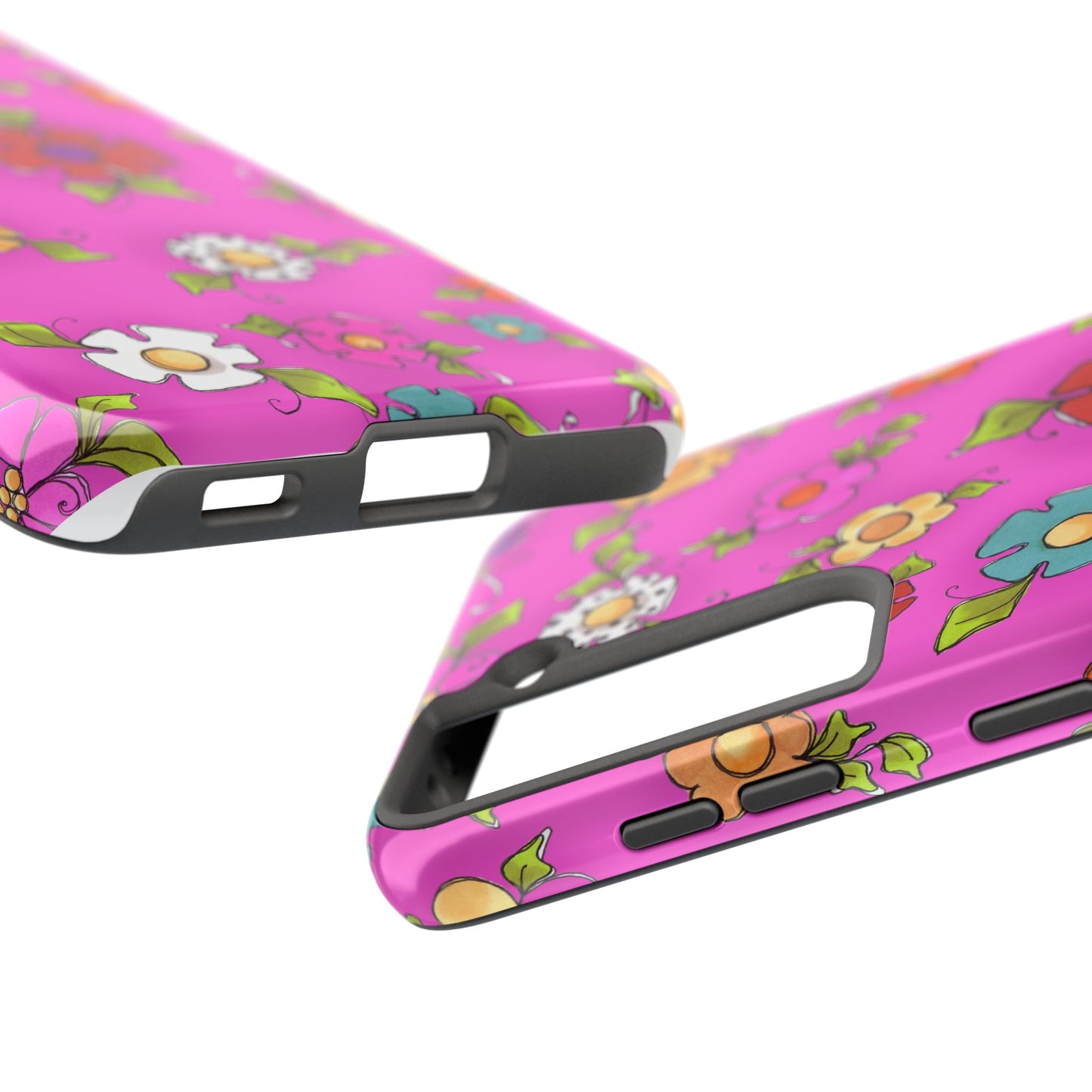 Happy Blooms Cerise Phone Case