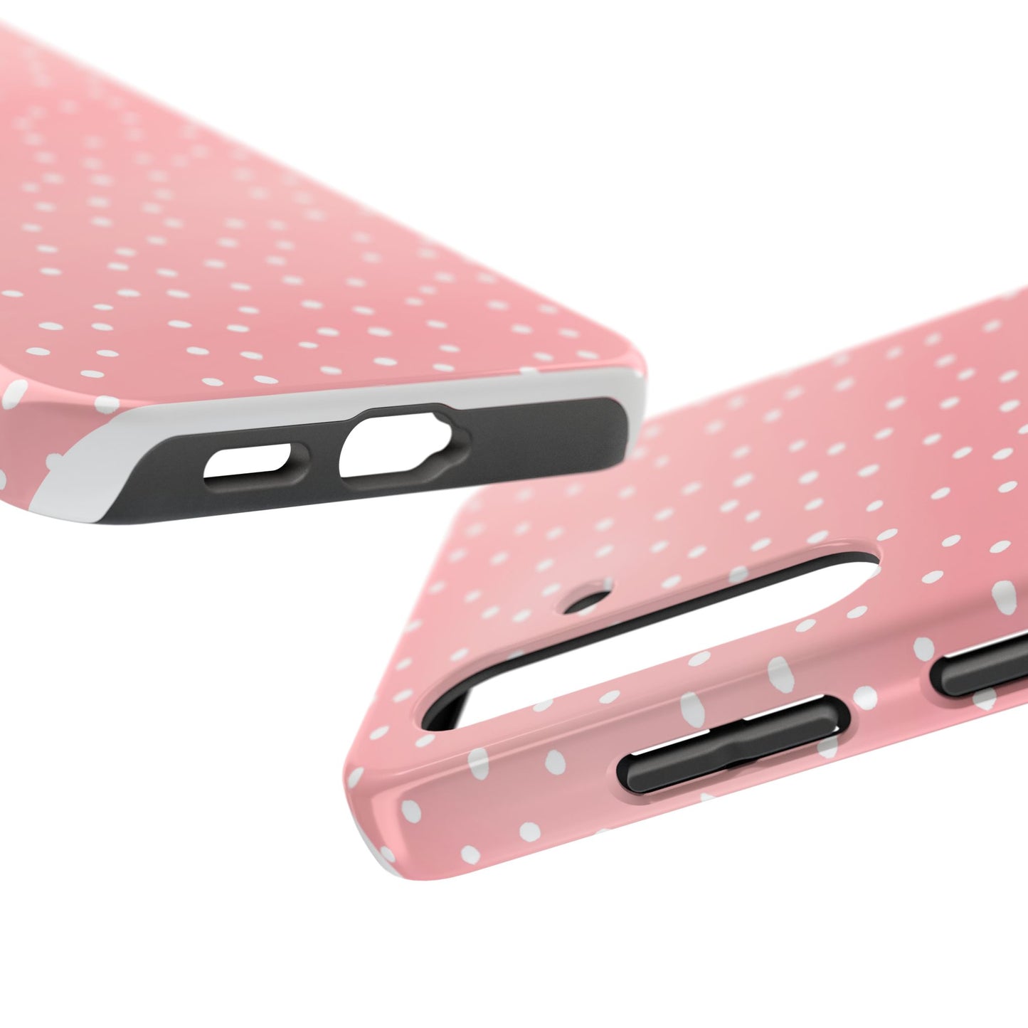 Dinky Dots Coral / White Phone Case
