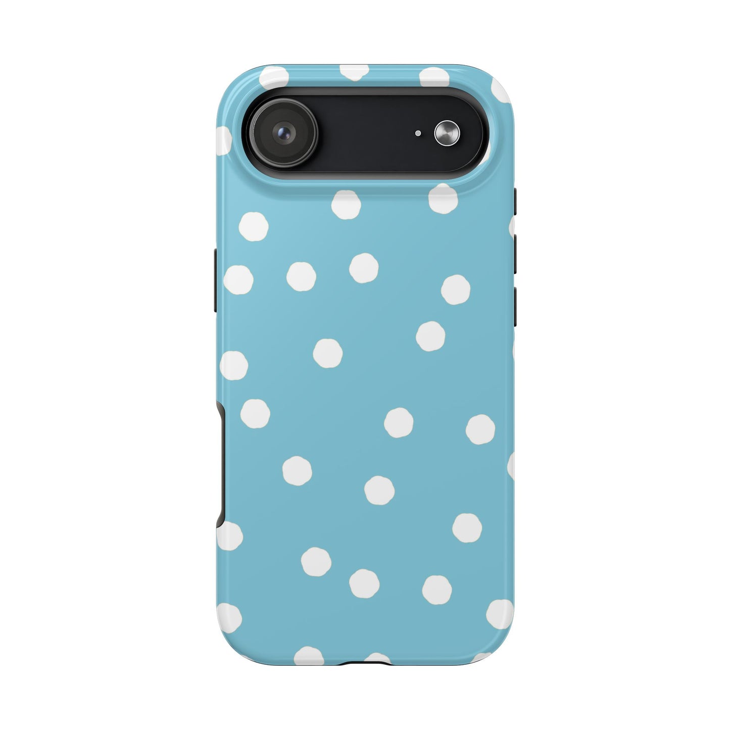 Jumbo Dots Turquoise / White Phone Case
