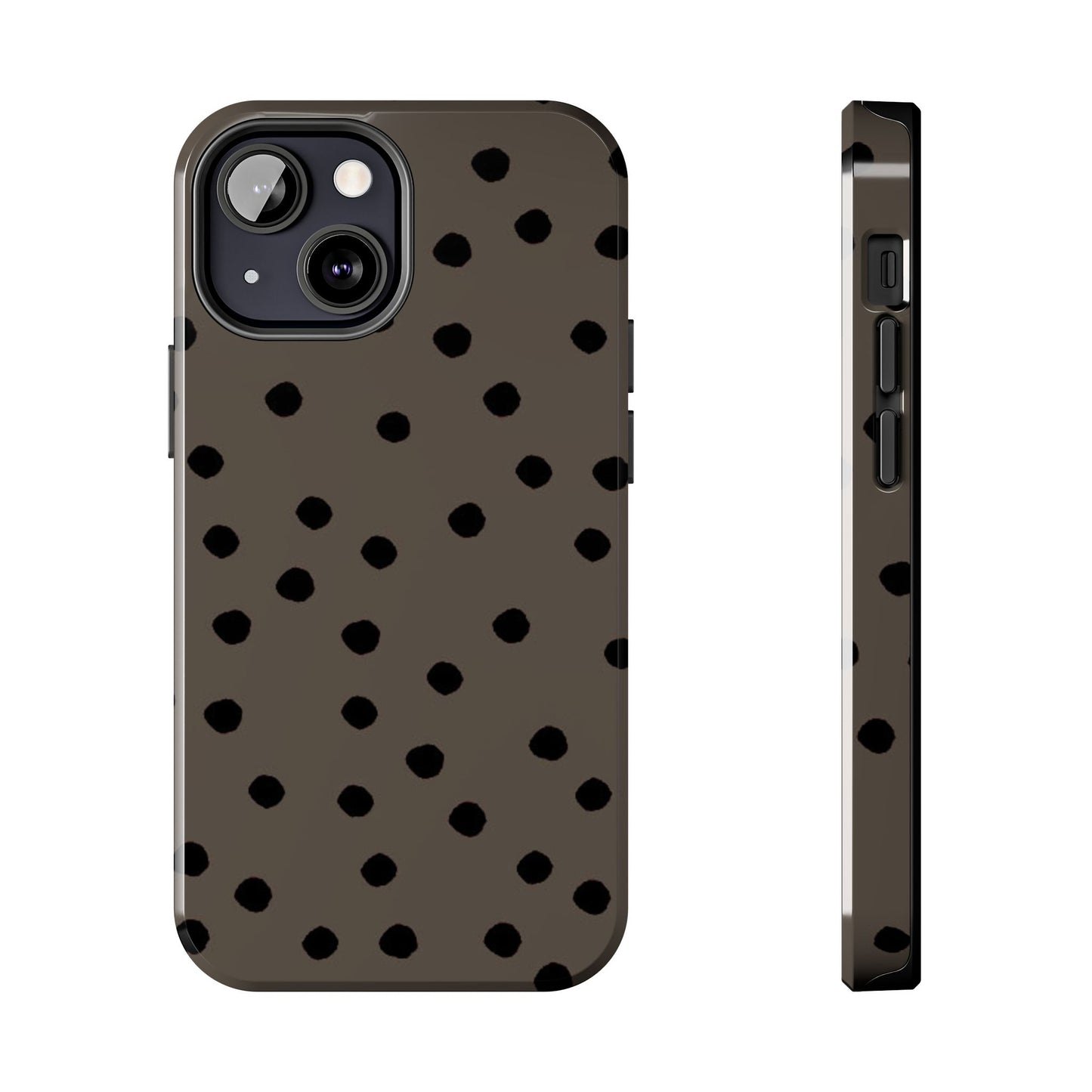 Dinky Dots Toast / Black Phone Case