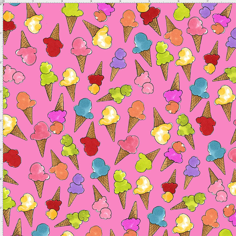 Cone Party Pink Fabric