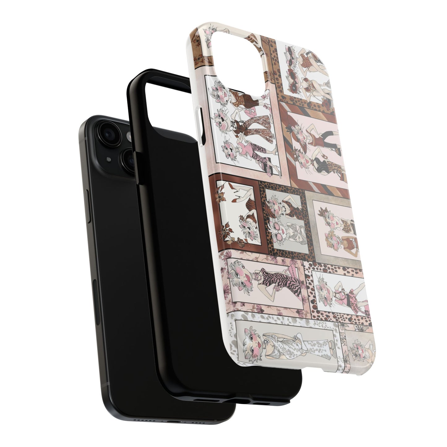 Wild Cat Woman Phone Case