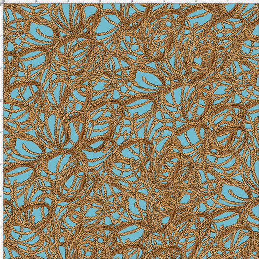 Roper Turquoise Fabric