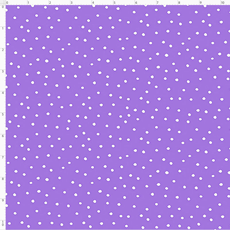 Dinky Dots Lilac / White Fabric