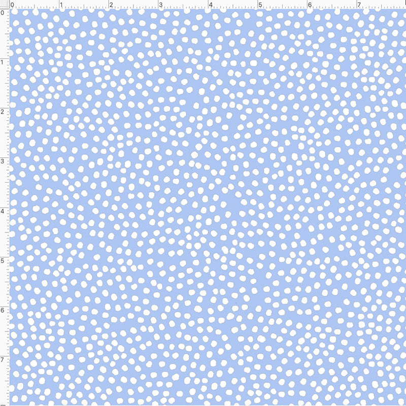 Bitty Dots Blue Fabric