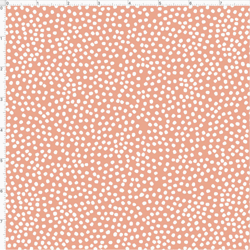 Bitty Dots Melon Fabric