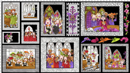 Church Ladies Fabric Panel