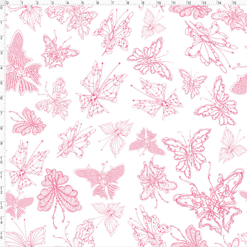 Flight Lace Pink Fabric