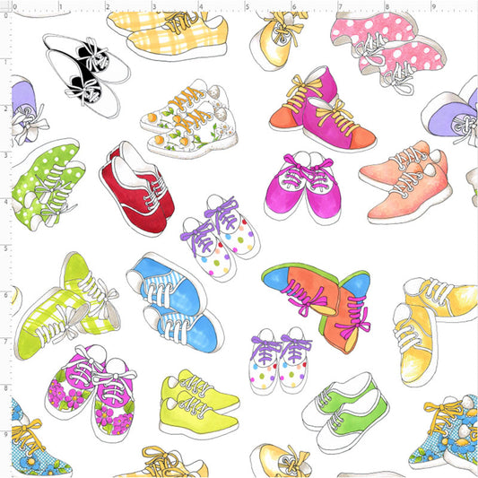 Happy Shoes Fabric