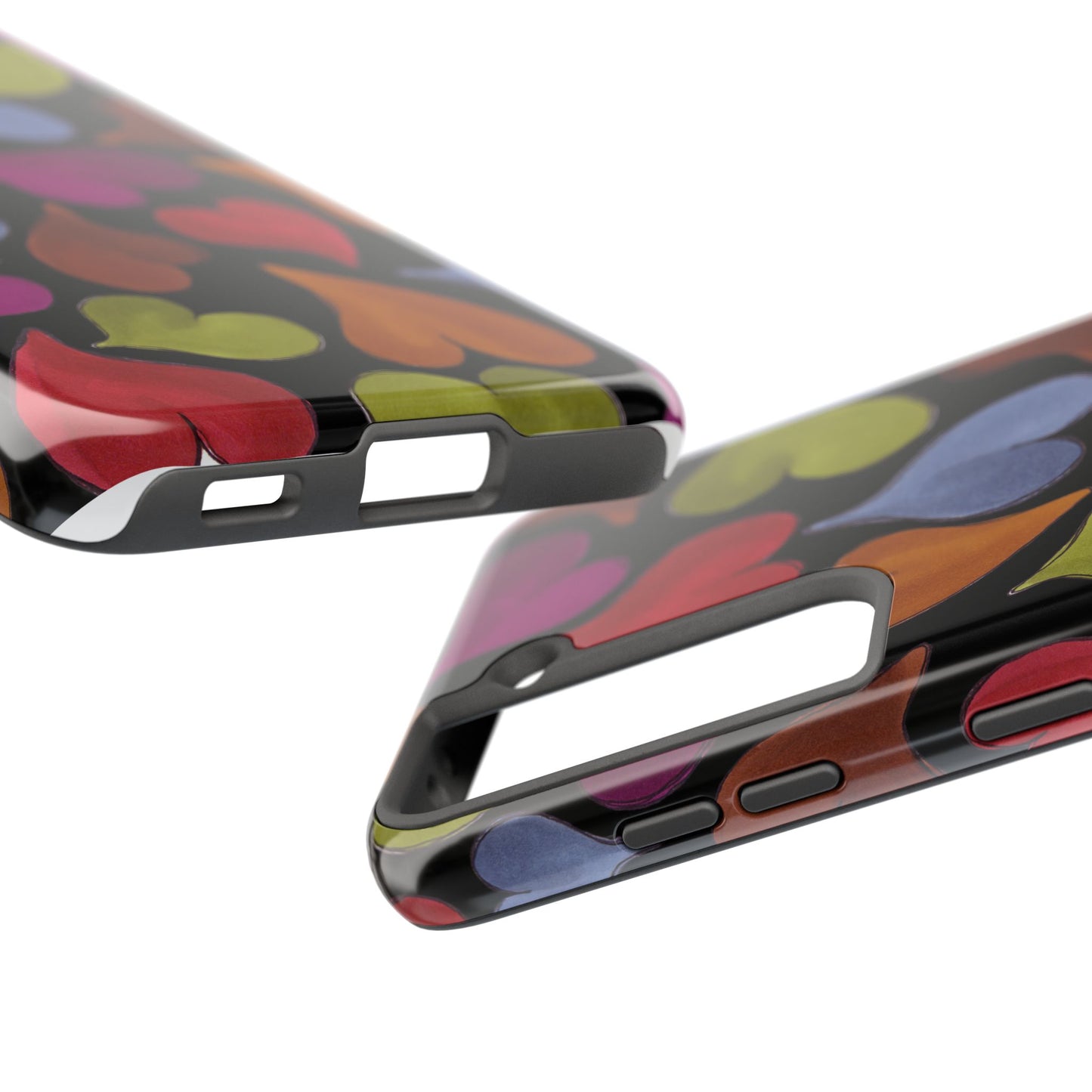 Big Hearted Black Phone Case