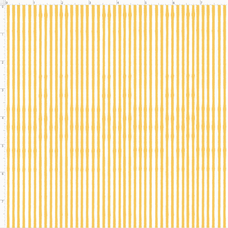 Lazy Stripe Yellow Fabric