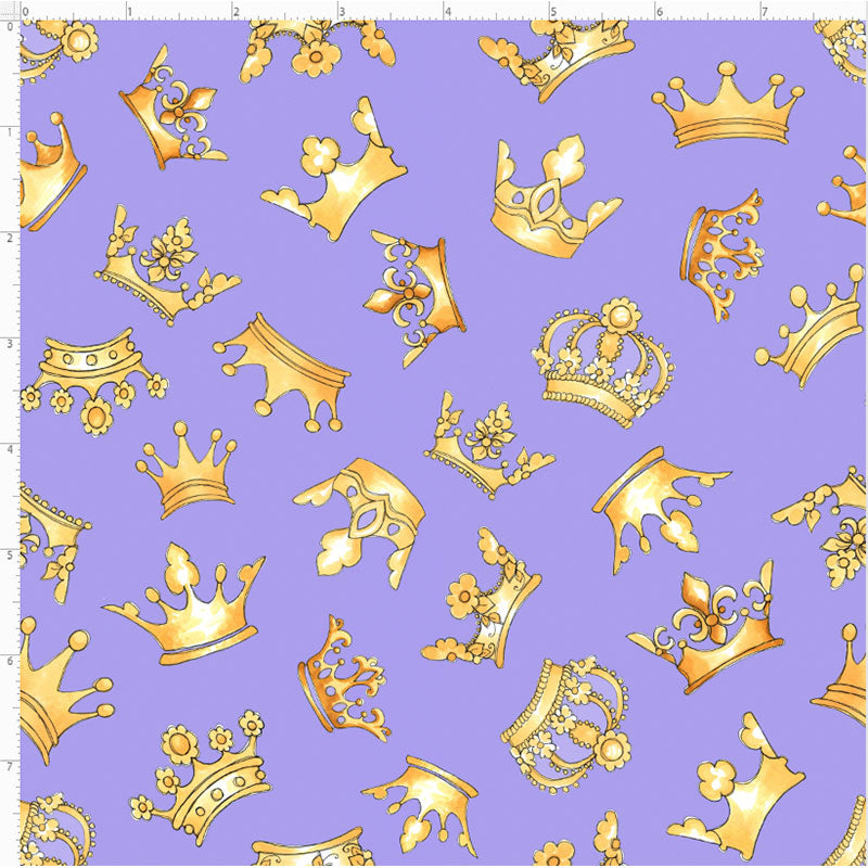 Many Crowns Fabric