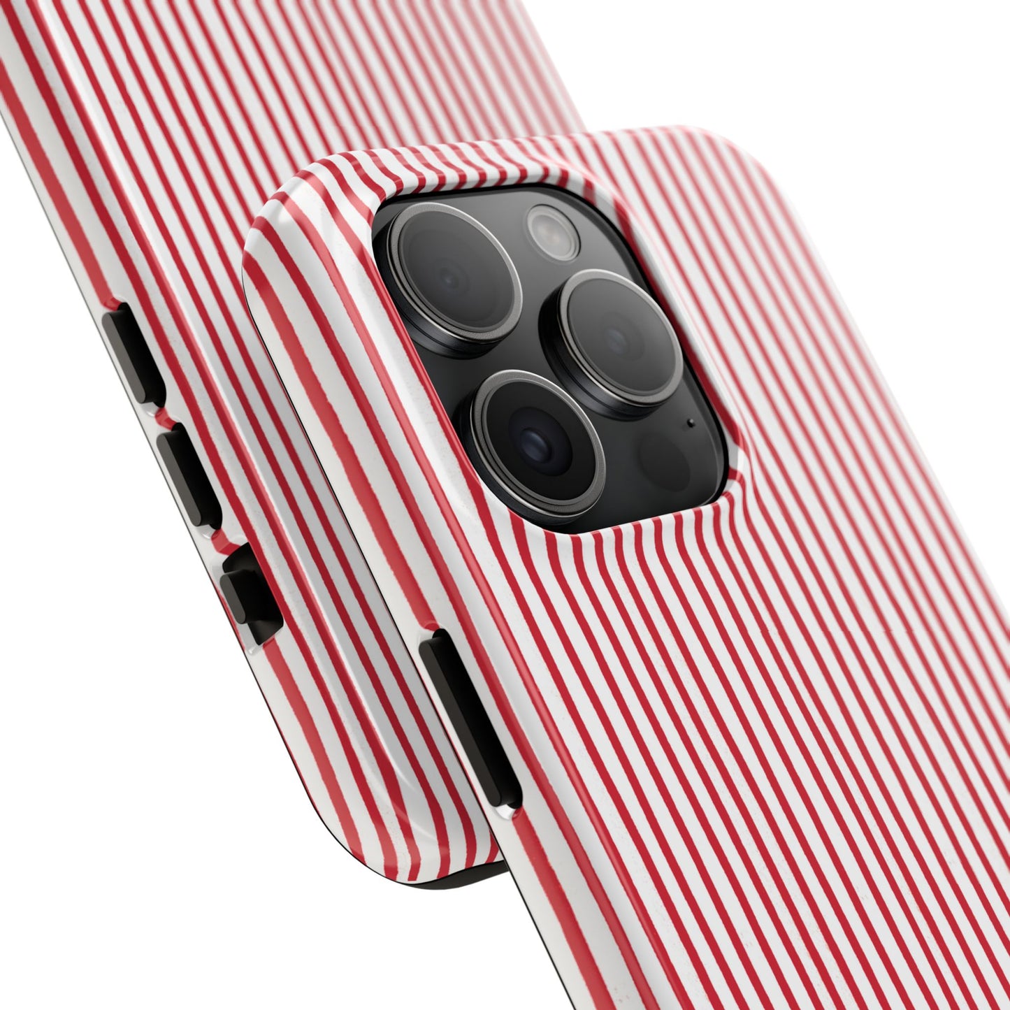 Candy Stripe White / Red Phone Case