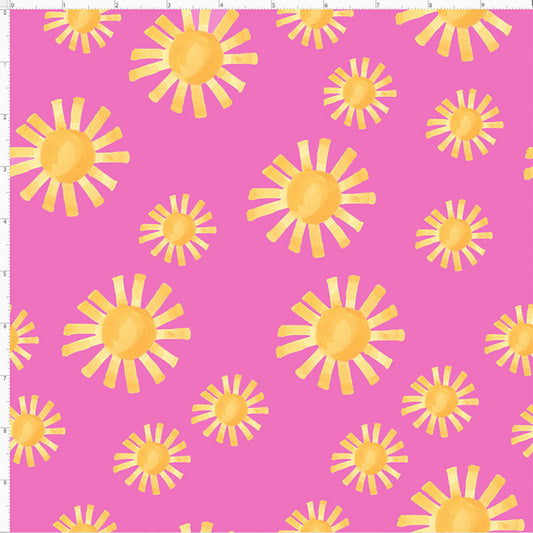 Beamers Pink / Yellow Fabric