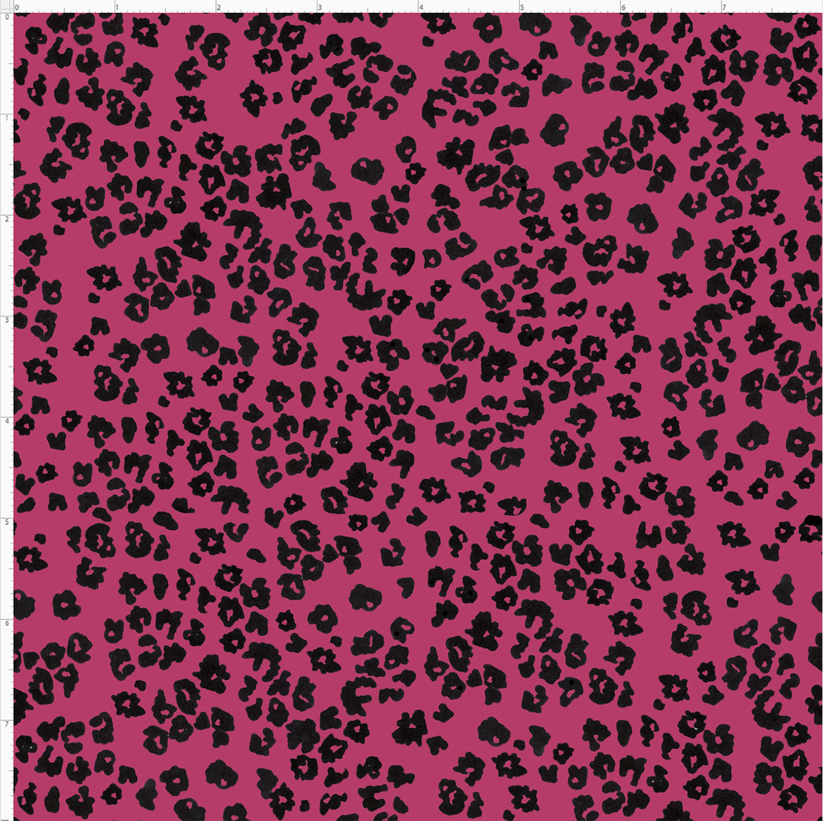 Wild Spots Magenta Fabric