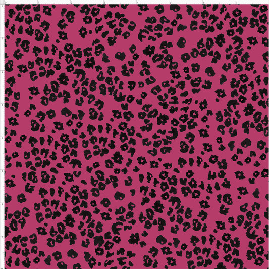 Wild Spots Magenta Fabric