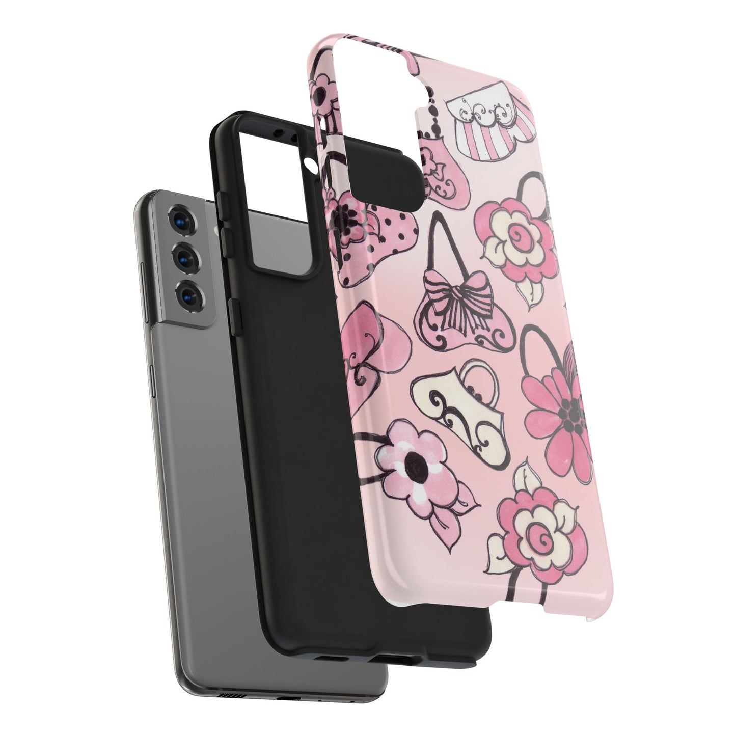 Cat Bags Pink Phone Case