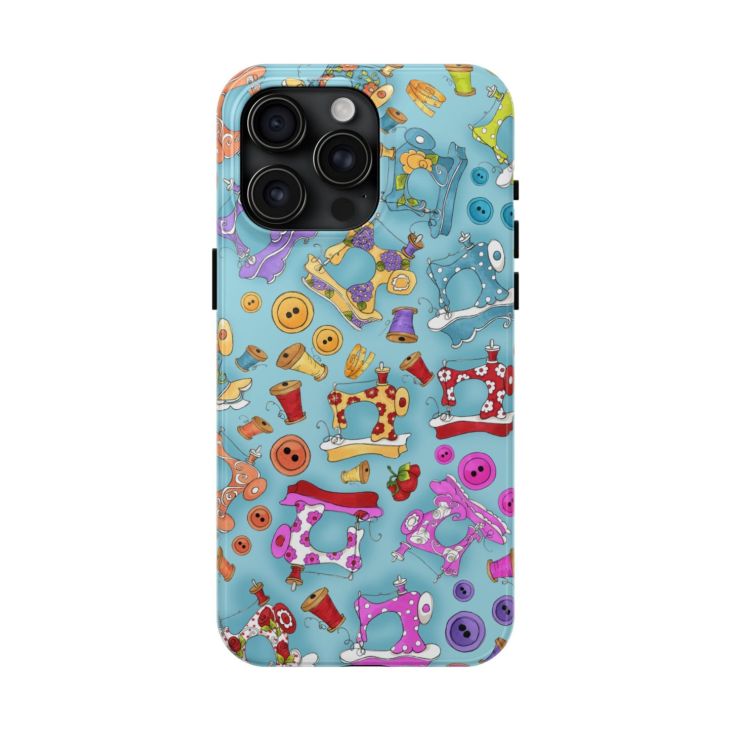 Sew Assorted Turquoise Phone Case