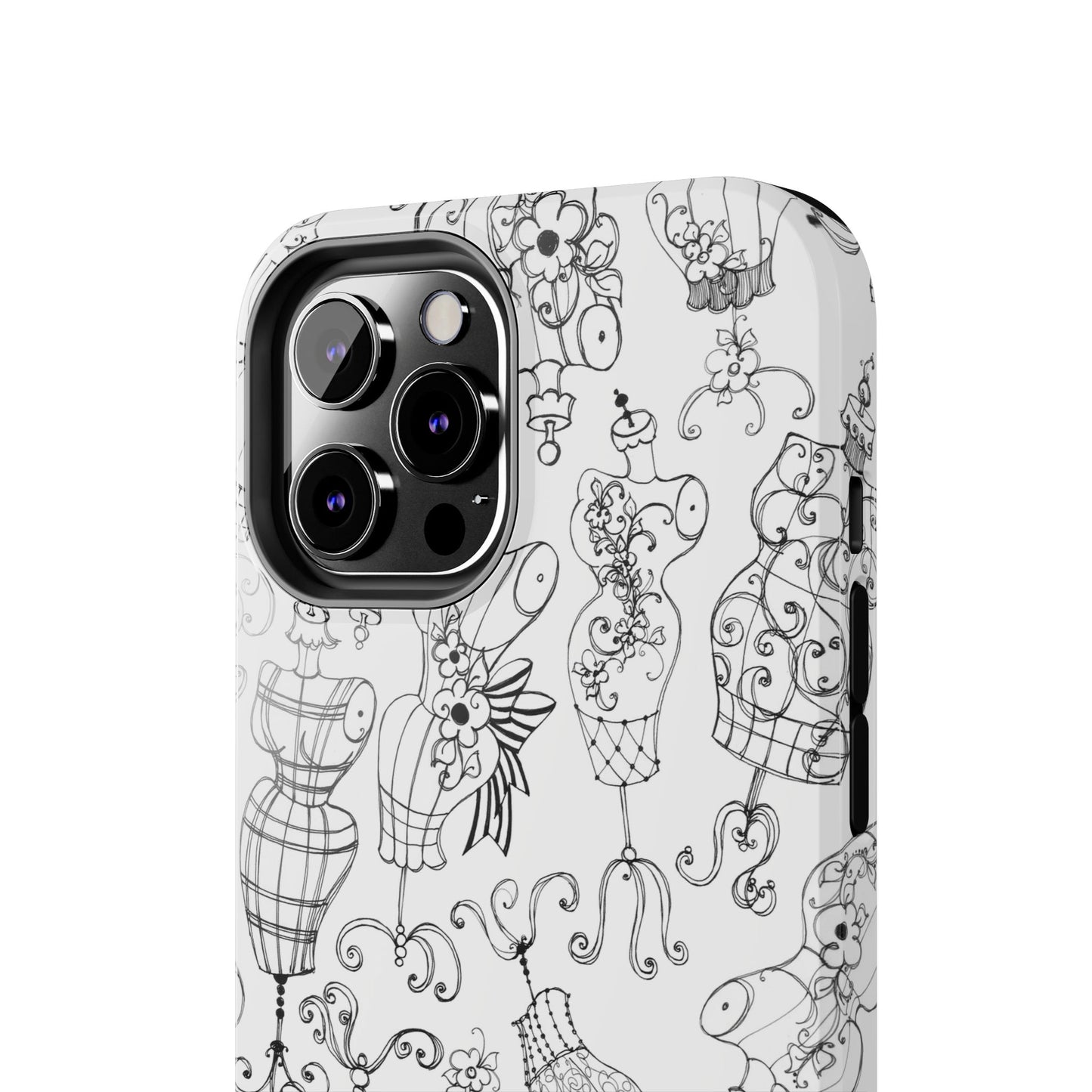 Mannequinique White / Black Phone Case