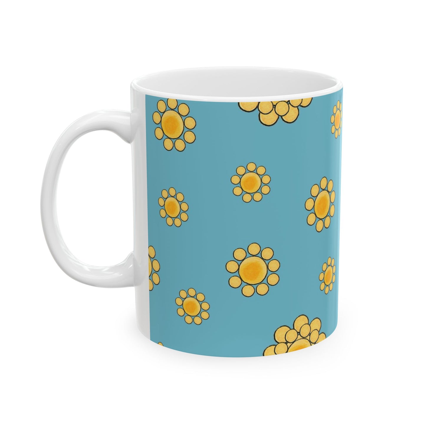 Bandana Dots Turquoise Cup