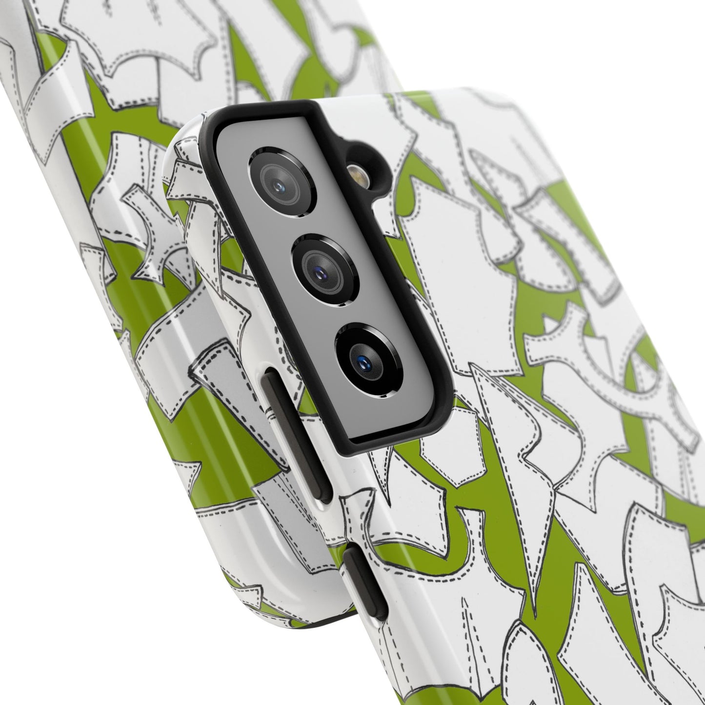 Pattern Pieces Chartreuse Phone Case