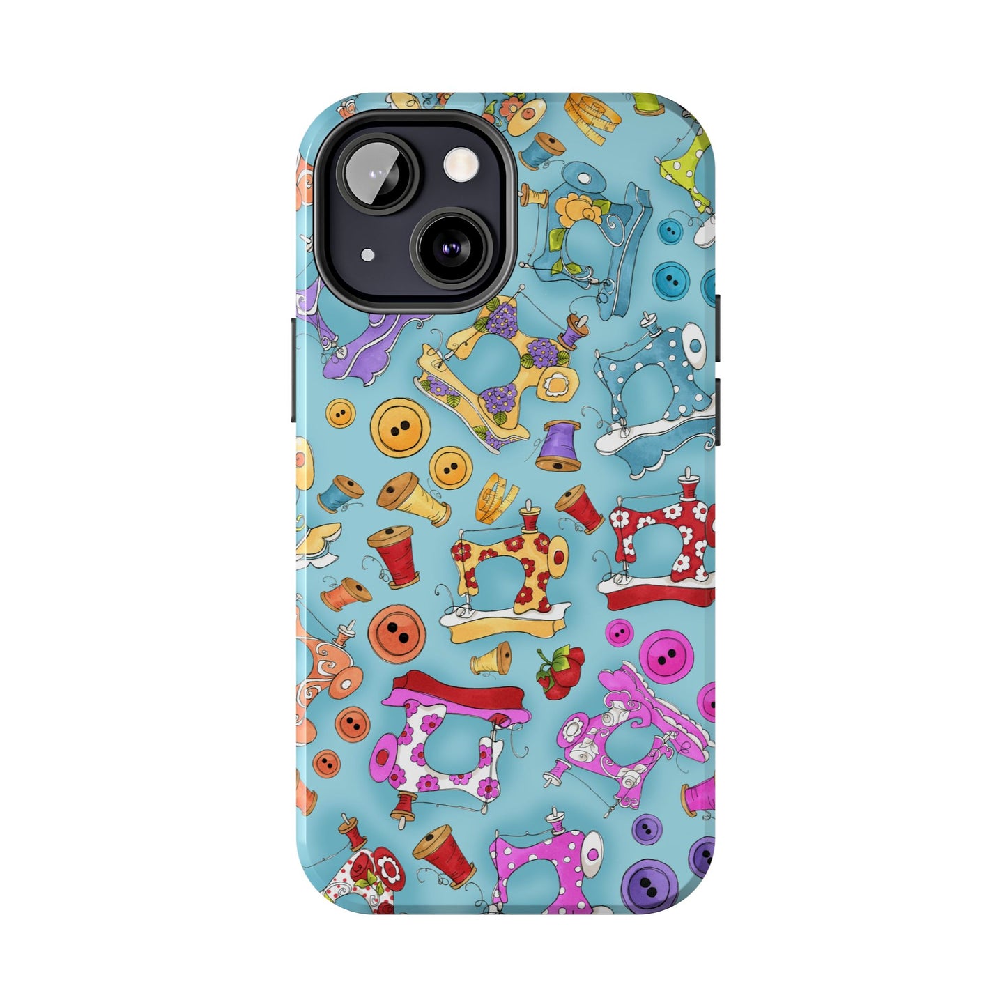 Sew Assorted Turquoise Phone Case