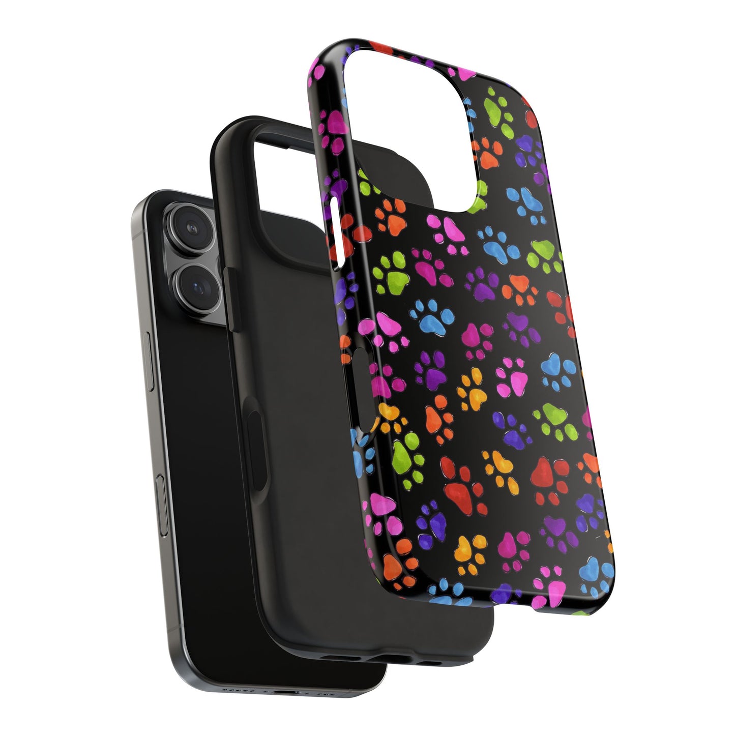 Fancy Paws Black Phone Case