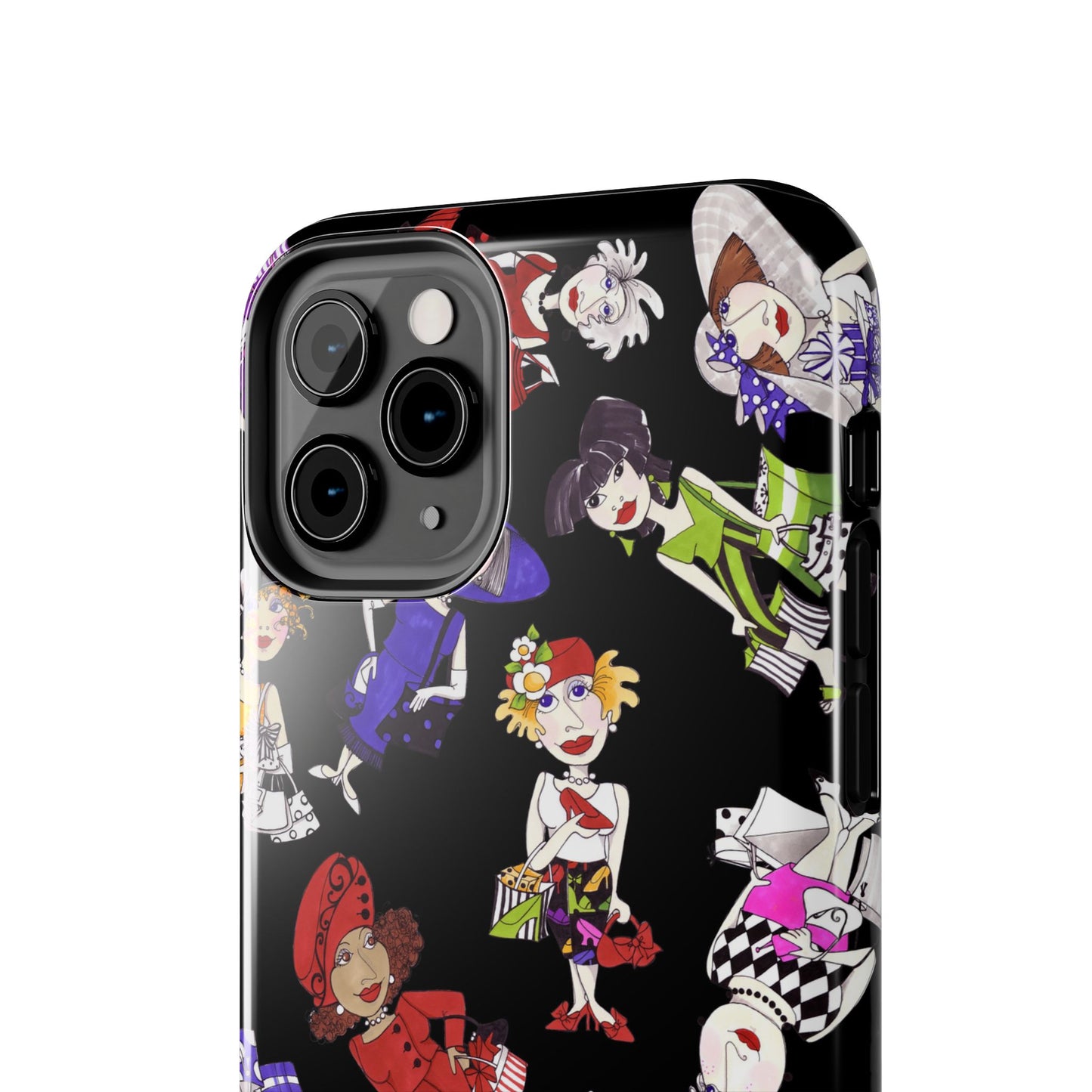 Gone Shopping Tossed Black Phone Case