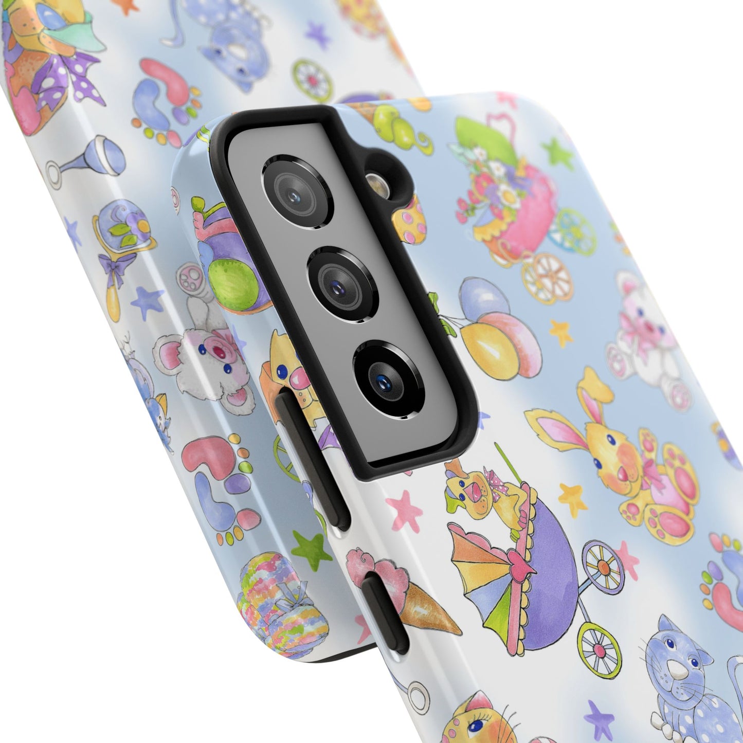 Busy Baby Blue Sky Phone Case