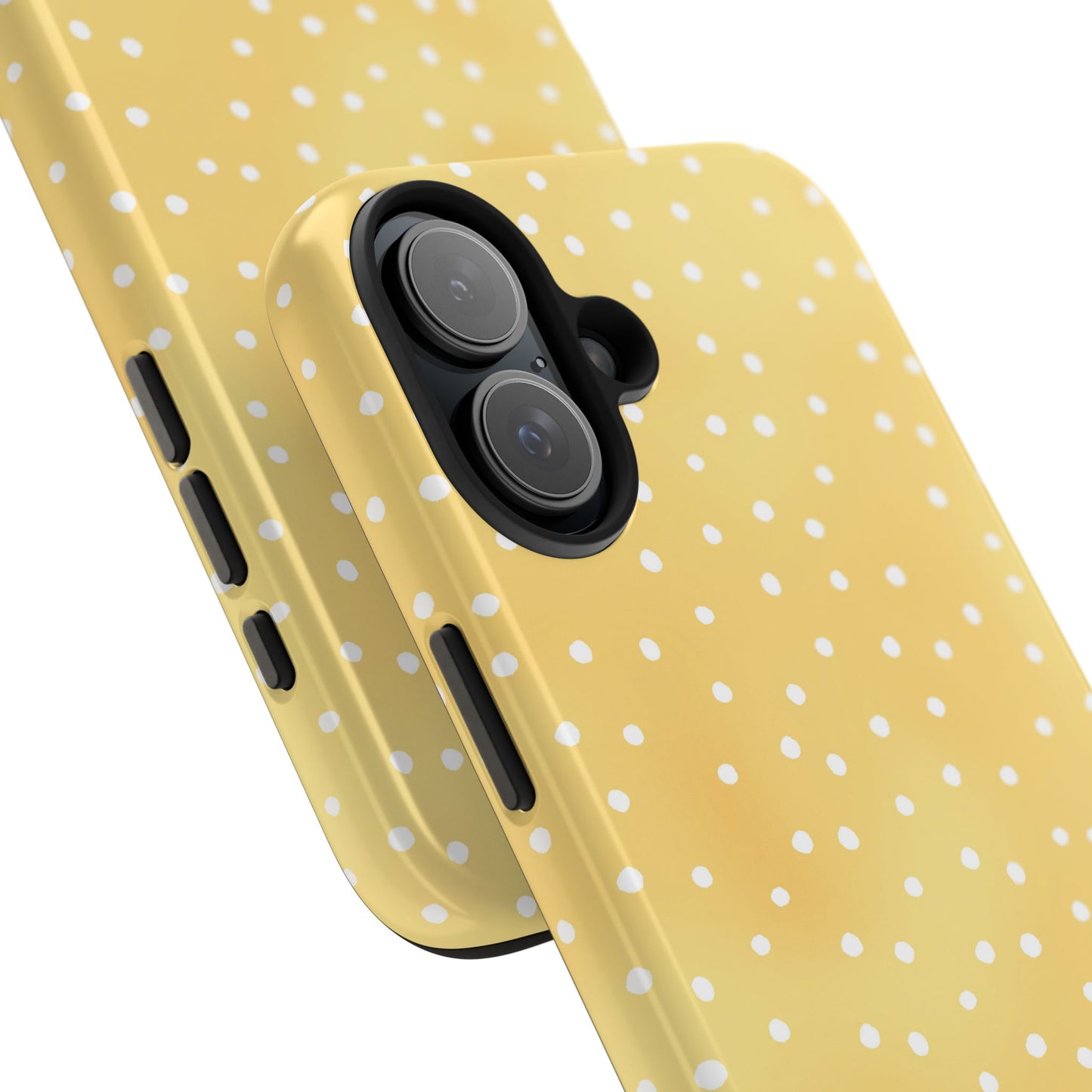 Dinky Dots Sunshine / White Phone Case