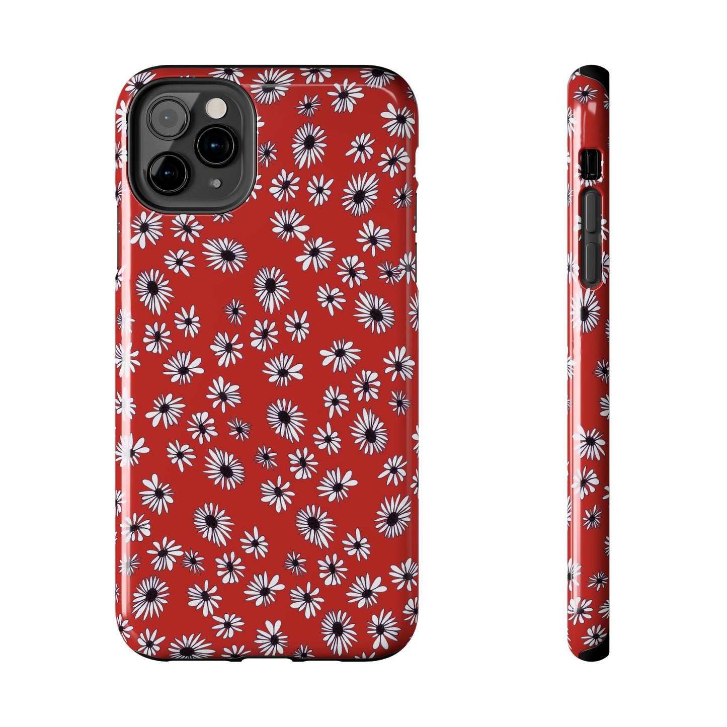 Random Daisy Red / White Phone Case