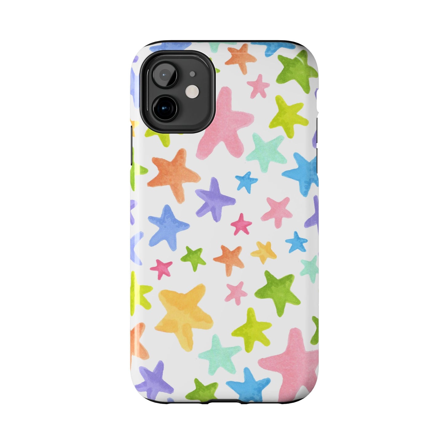 Happy Stars White Phone Case