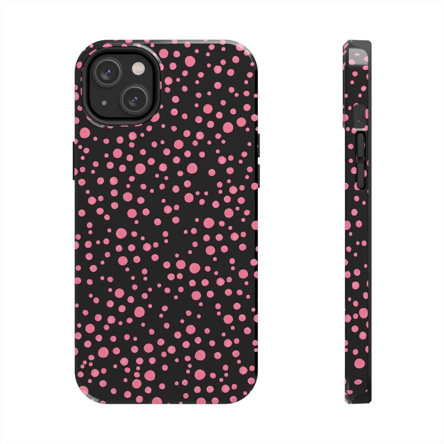 Balloon Dots Black / Pink Phone Case
