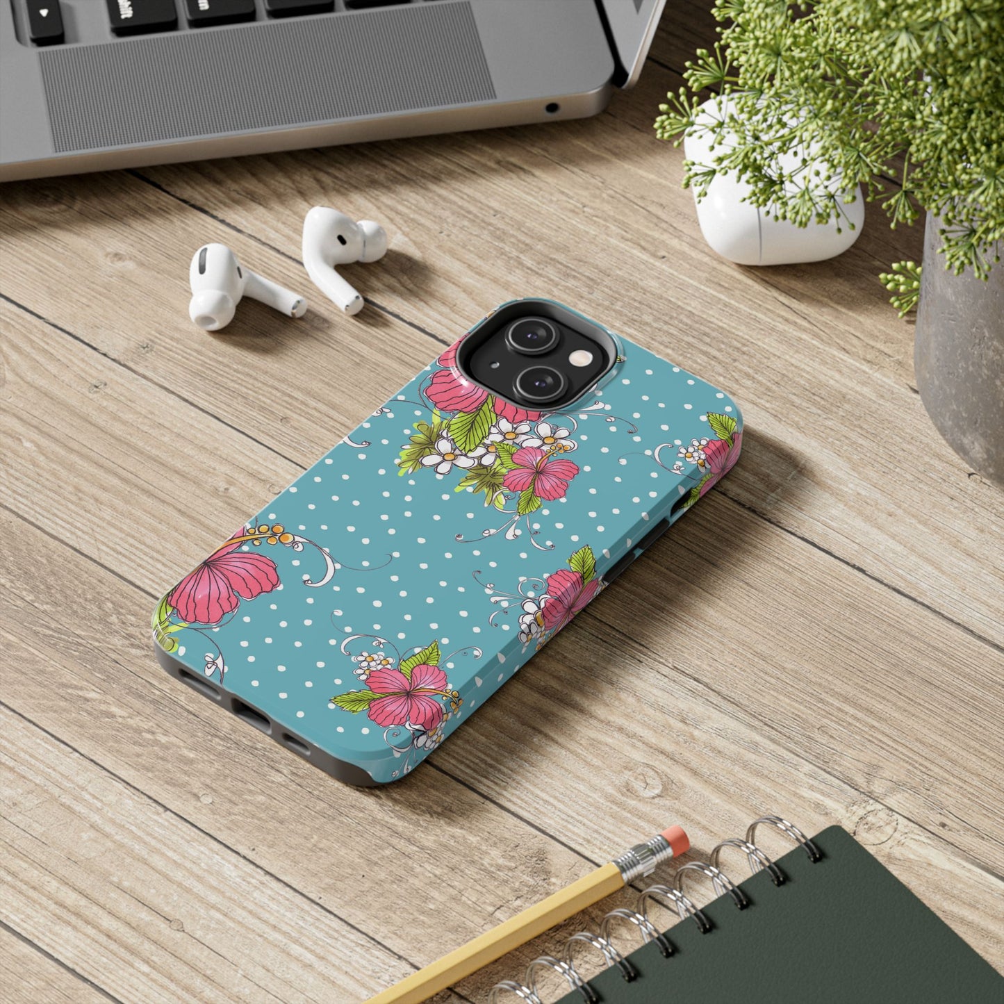Lady Luau Turquoise Phone Case